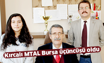 Kırcalı MTAL Bursa üçüncüsü oldu