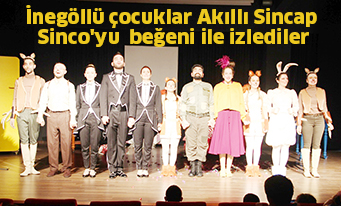İnegöllü çocuklar Akıllı Sincap Sinco’yu beğeni ile izlediler