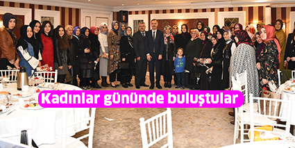 Kadınlar gününde buluştular