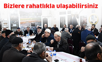 Bizlere rahatlıkla ulaşabilirsiniz