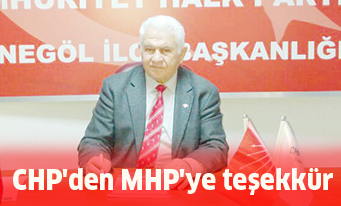 CHP’den MHP’ye teşekkür