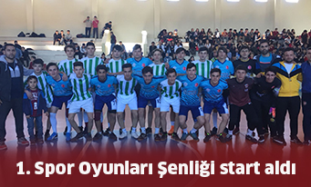 1. Spor Oyunları Şenliği start aldı