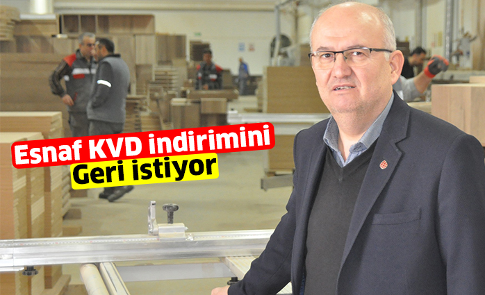 Esnaf KVD indirimini geri istiyor