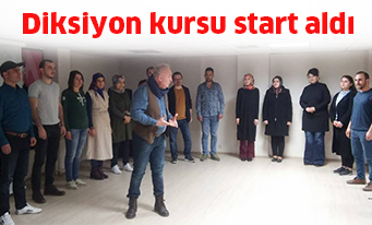 Diksiyon kursu start aldı