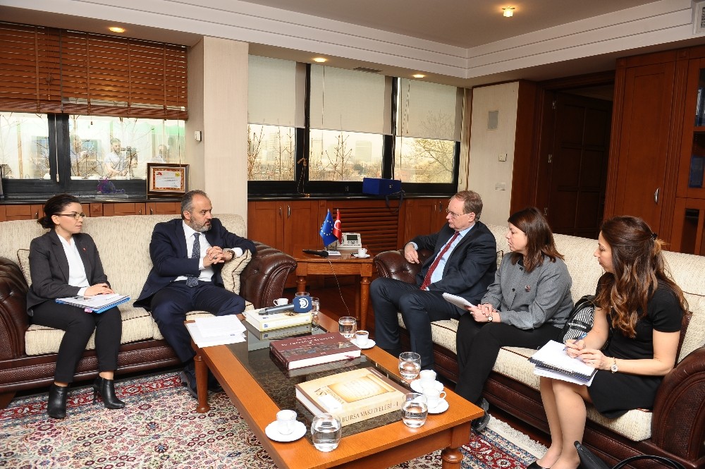 Ab Türkiye Delegasyonu Başkanı Berger Bursada