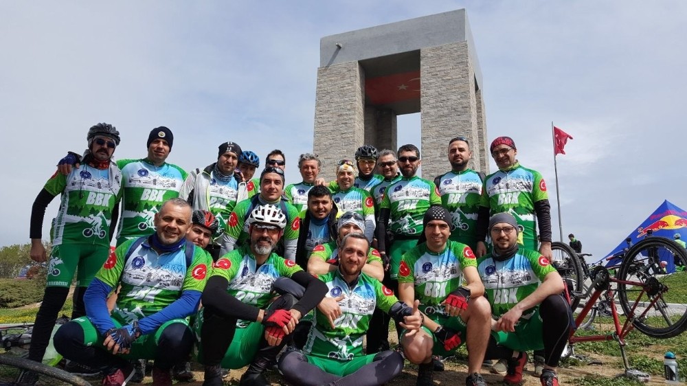 Bursalı Bisikletçilerden ‘Çanakkale Turu