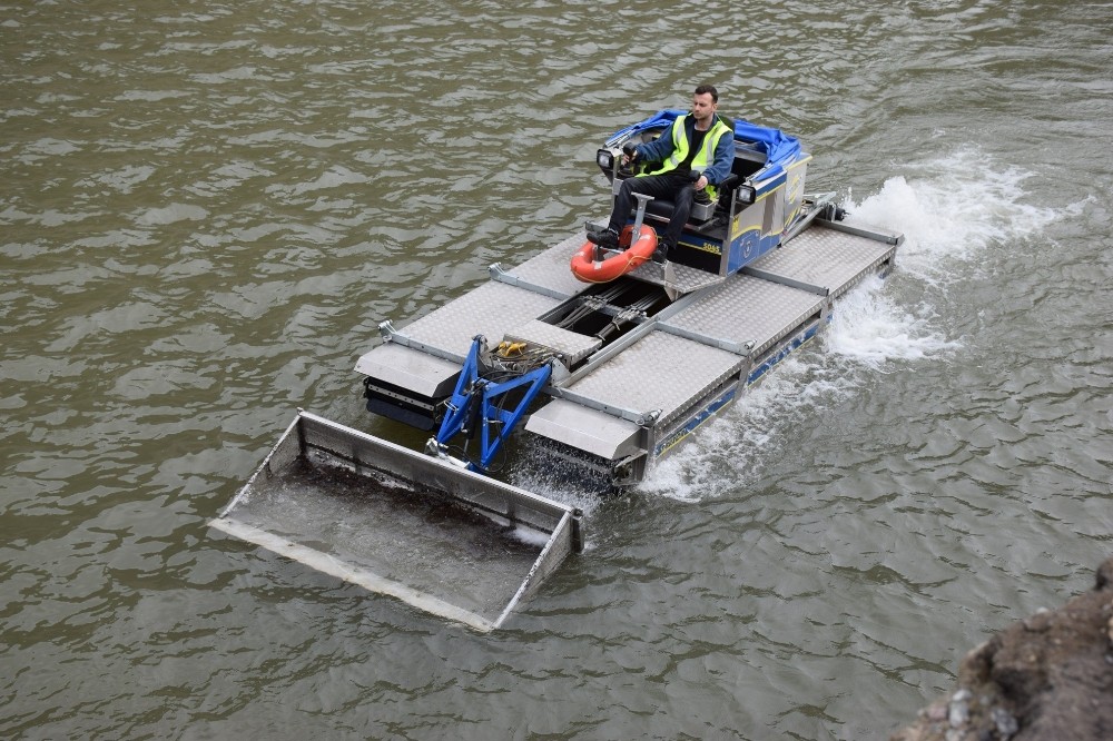 Doğancı Barajına ‘Amfibik Temizleme