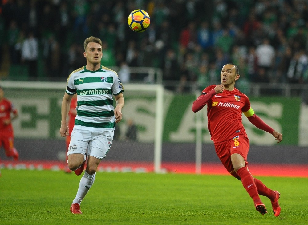 Spor Toto Süper Lig: Bursaspor: 0 – Kayserispor: 0 (İlk Yarı)