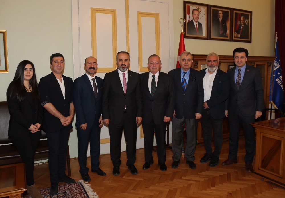 Tsyd Bursa Şubesinden Alinur Aktaşa Ziyaret