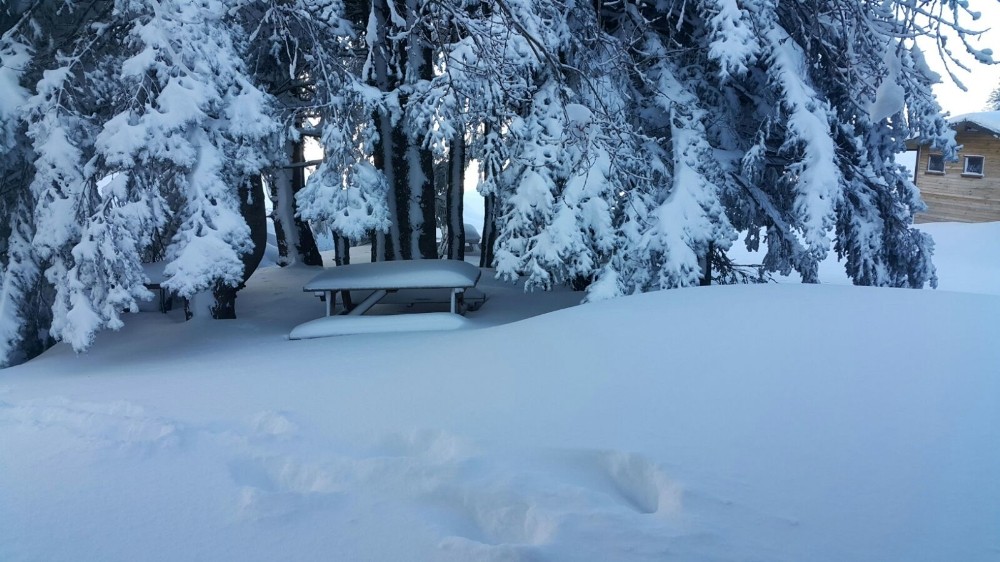 Uludağda Kar Kalınlığı 180 Santimetre Oldu