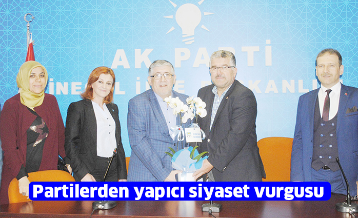 Partilerden yapıcı siyaset vurgusu