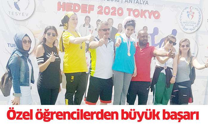 Özel öğrencilerden büyük başarı
