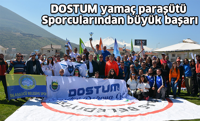 DOSTUM yamaç paraşütü sporcularından büyük başarı