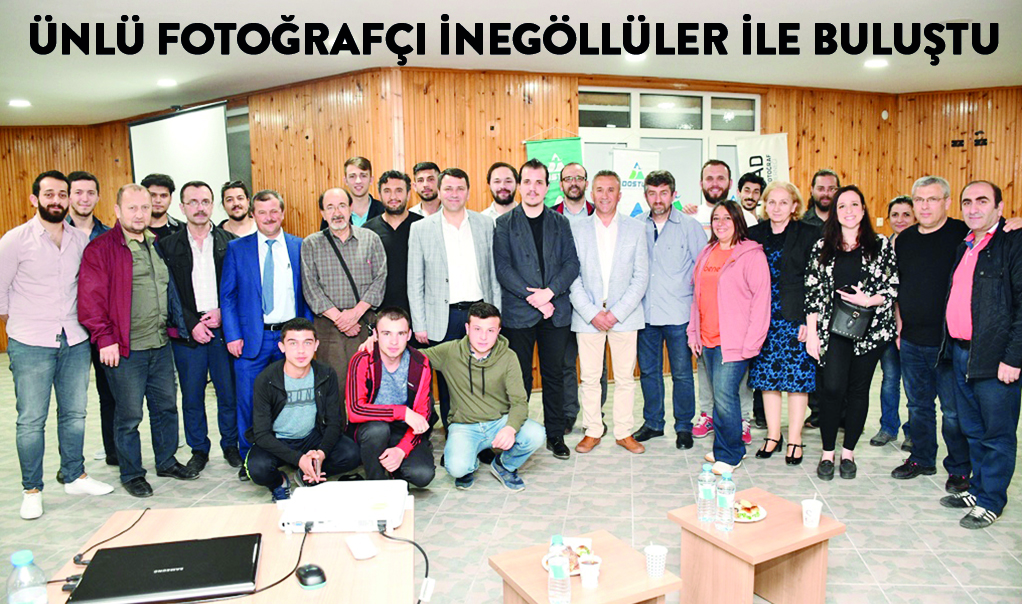 Ünlü fotoğrafçı İnegöllüler ile buluştu