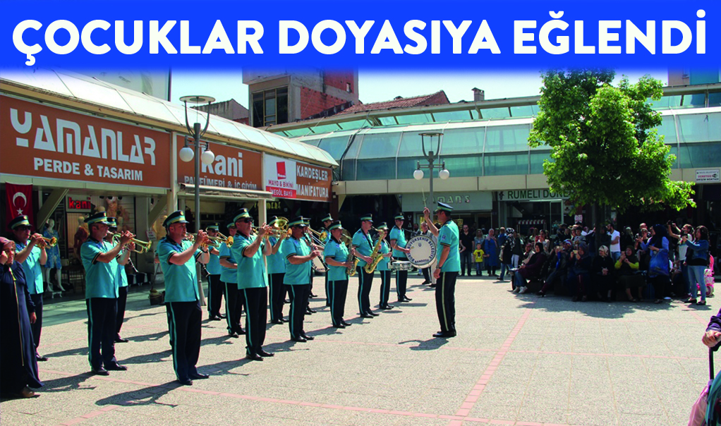 Çocuklar doyasıya eğlendi