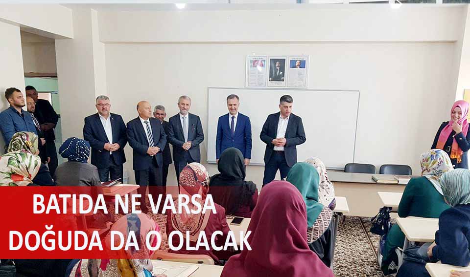 BATIDA NE VARSA  DOĞUDA DA O OLACAK