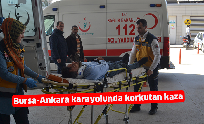 Bursa-Ankara karayolunda korkutan kaza