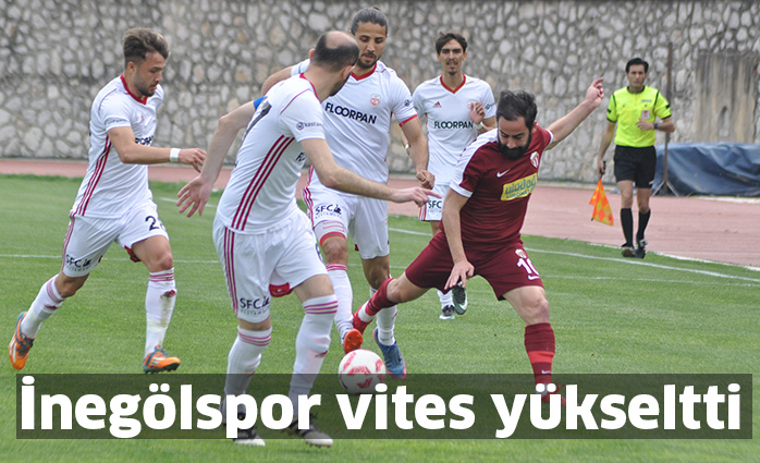 İnegölspor vites yükseltti