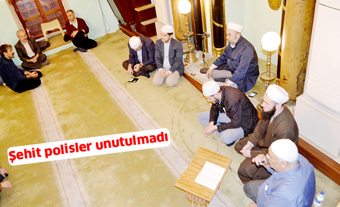 Şehit polisler unutulmadı