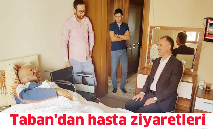 Taban’dan hasta ziyaretleri