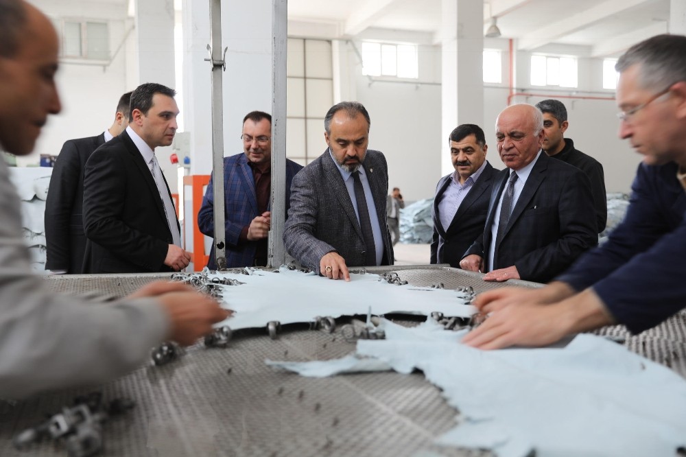 Başkan Aktaştan Deri Osbye Ziyaret