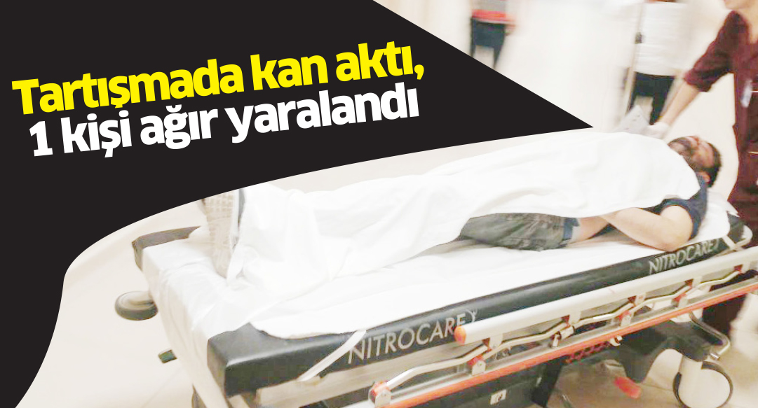 Tartışmada kan aktı, 1 kişi ağır yaralandı