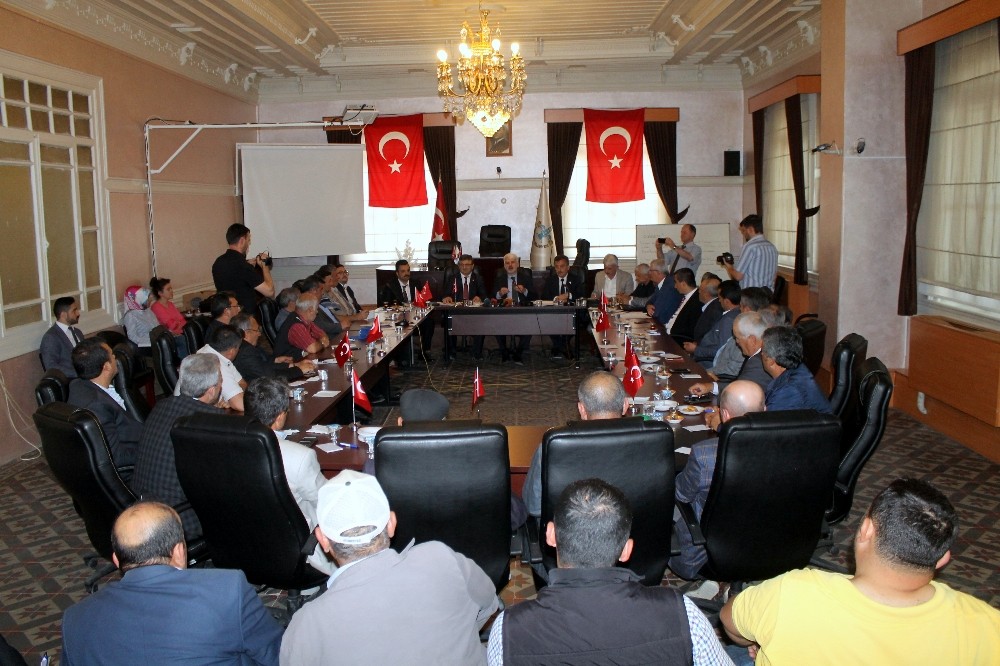 Şahin: Çözüm İçin Toplandık