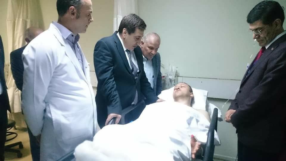 Vali Küçükten Yaralı Öğretmenlere Ziyaret