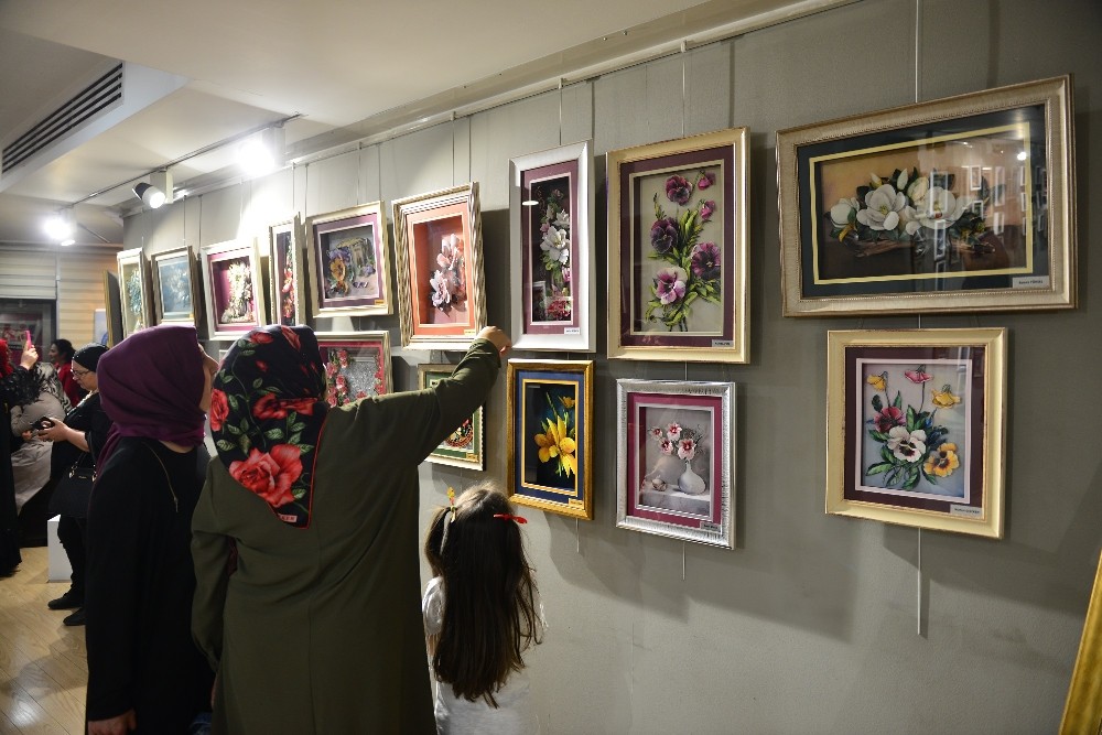 Yıll-Mek Kursiyerlerinden Rölyef Sergisi