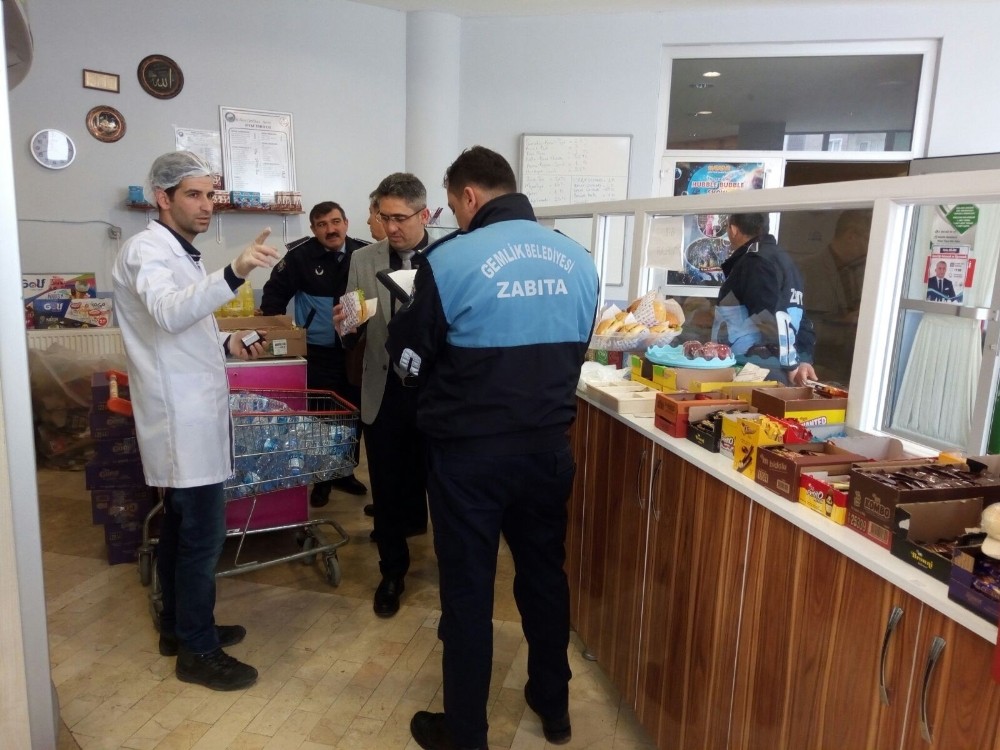 Zabıta Ekiplerinden Kantin Denetimi