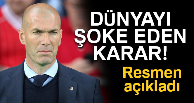 Real Madrid’de Zidane depremi