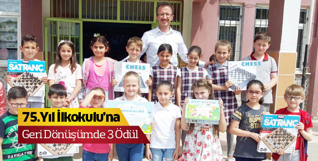 75.Yıl İlkokulu’na Geri Dönüşümde 3 Ödül