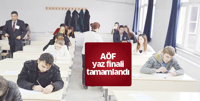AÖF yaz finali tamamlandı