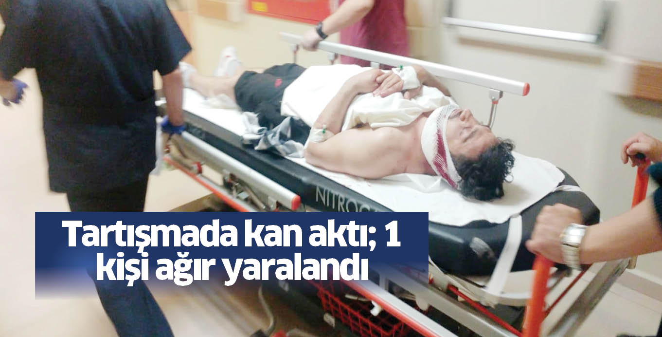 Tartışmada kan aktı; 1 kişi ağır yaralandı