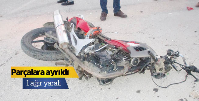 Parçalara ayrıldı; 1 ağır yaralı