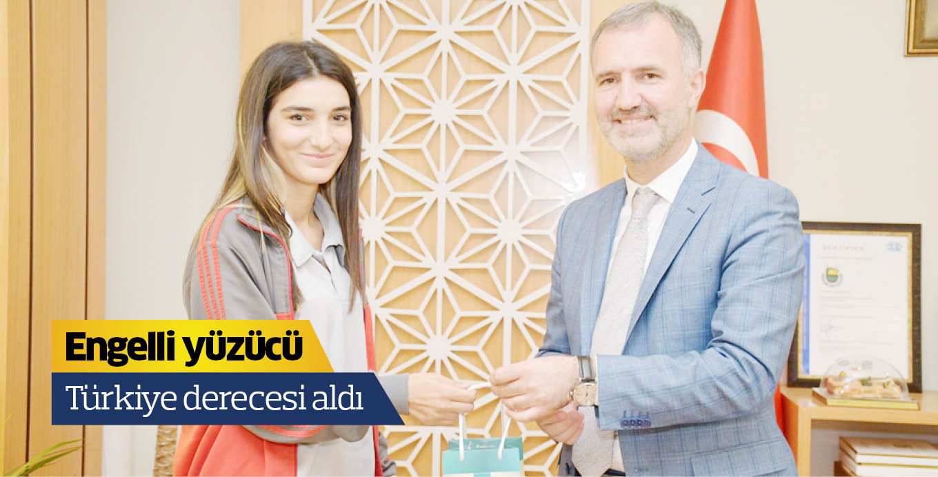 Engelli yüzücü Türkiye derecesi aldı