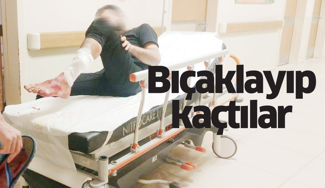 Bıçaklayıp kaçtılar