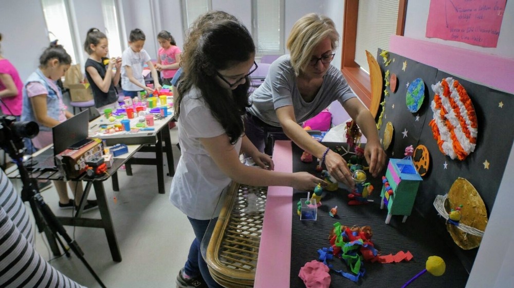 Çocuklar Animasyon Film Yapımını Öğrendi