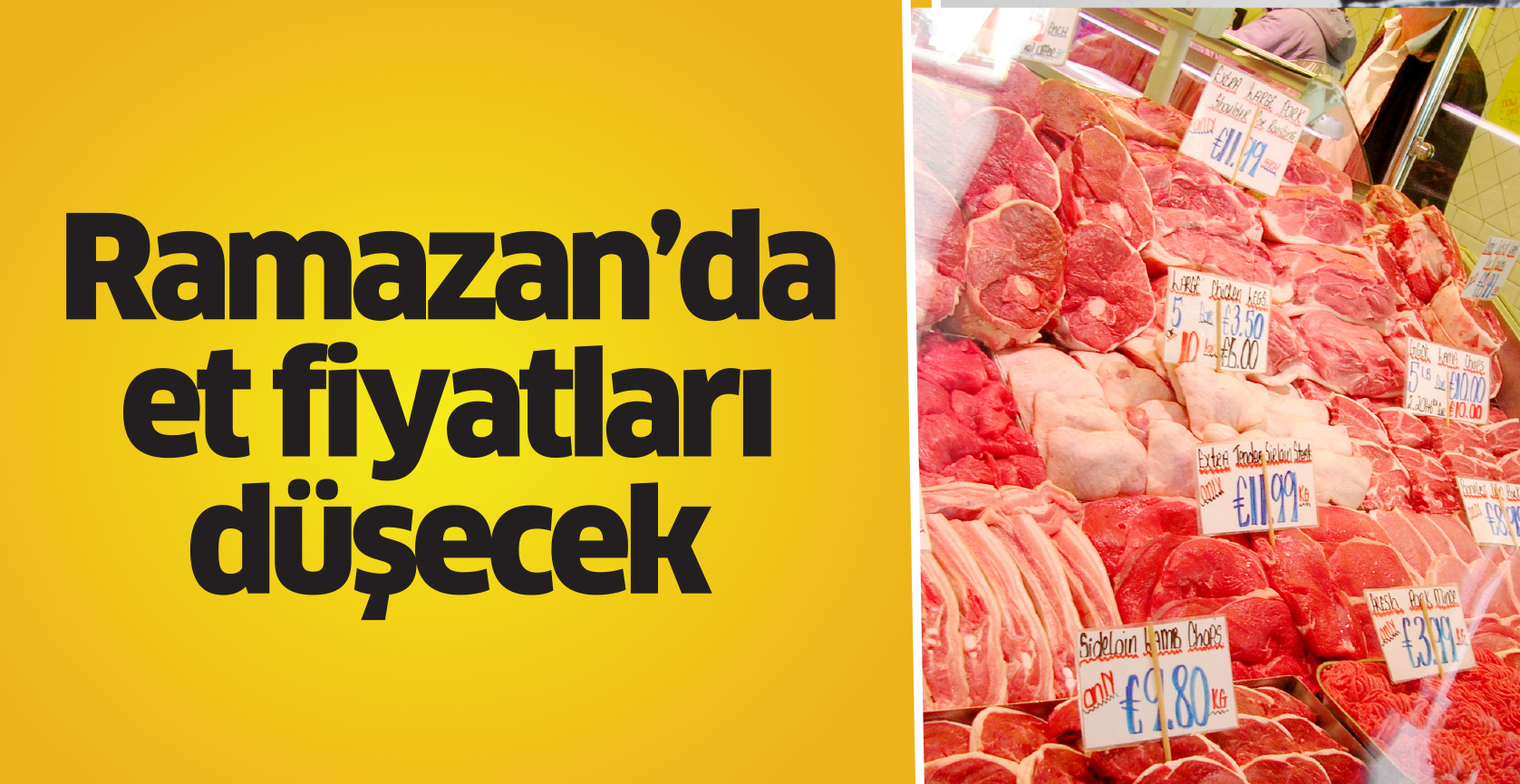 Ramazan’da et fiyatları düşecek