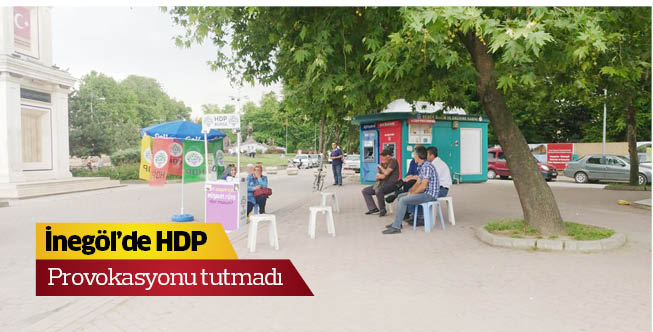 İnegöl’de HDP provokasyonu tutmadı