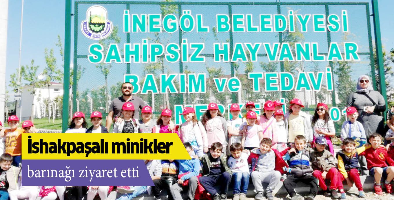 İshakpaşalı minikler barınağı ziyaret etti