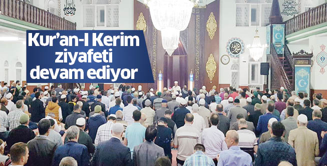 Kur’an-I Kerim ziyafeti devam ediyor
