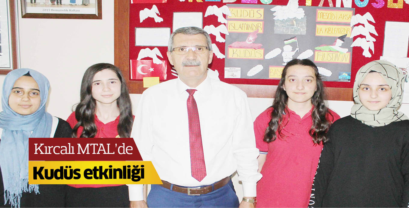 Kırcalı MTAL’de Kudüs etkinliği