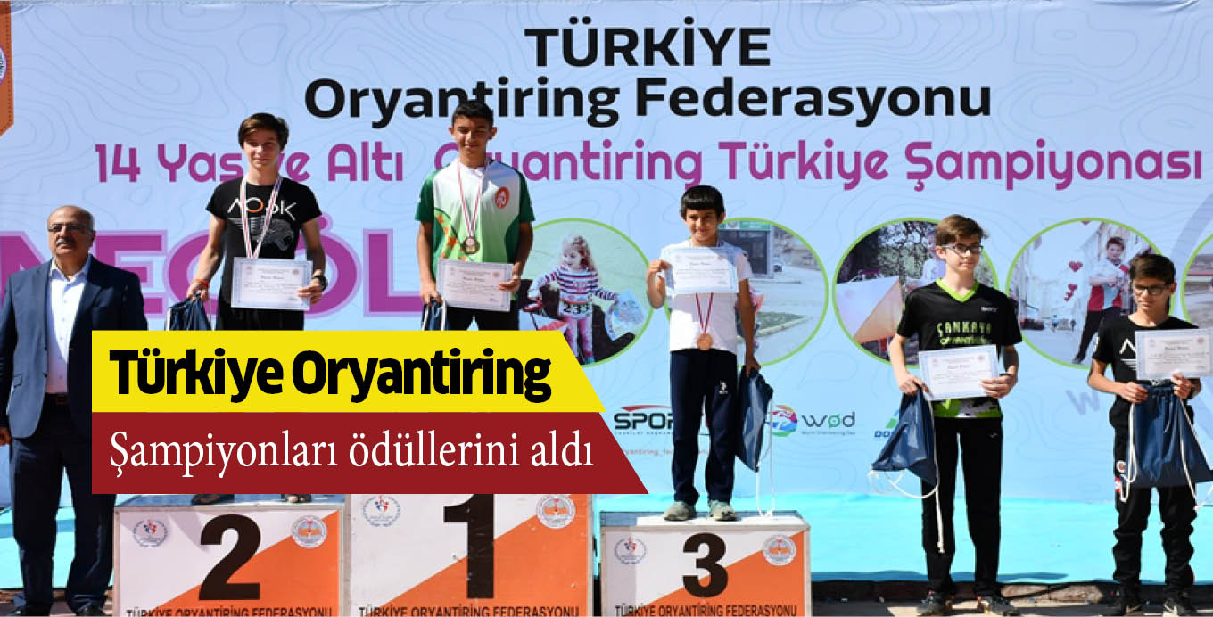 Türkiye Oryantiring Şampiyonları ödüllerini aldı