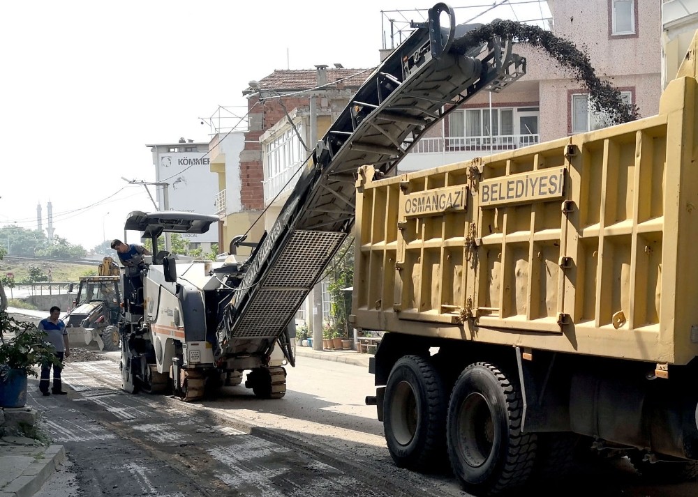 Osmangazi Yollarına 43 Bin Ton Makyaj