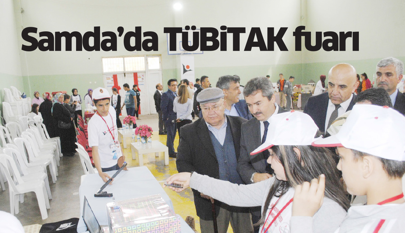 Muzaffer Samda’da TÜBİTAK fuarı
