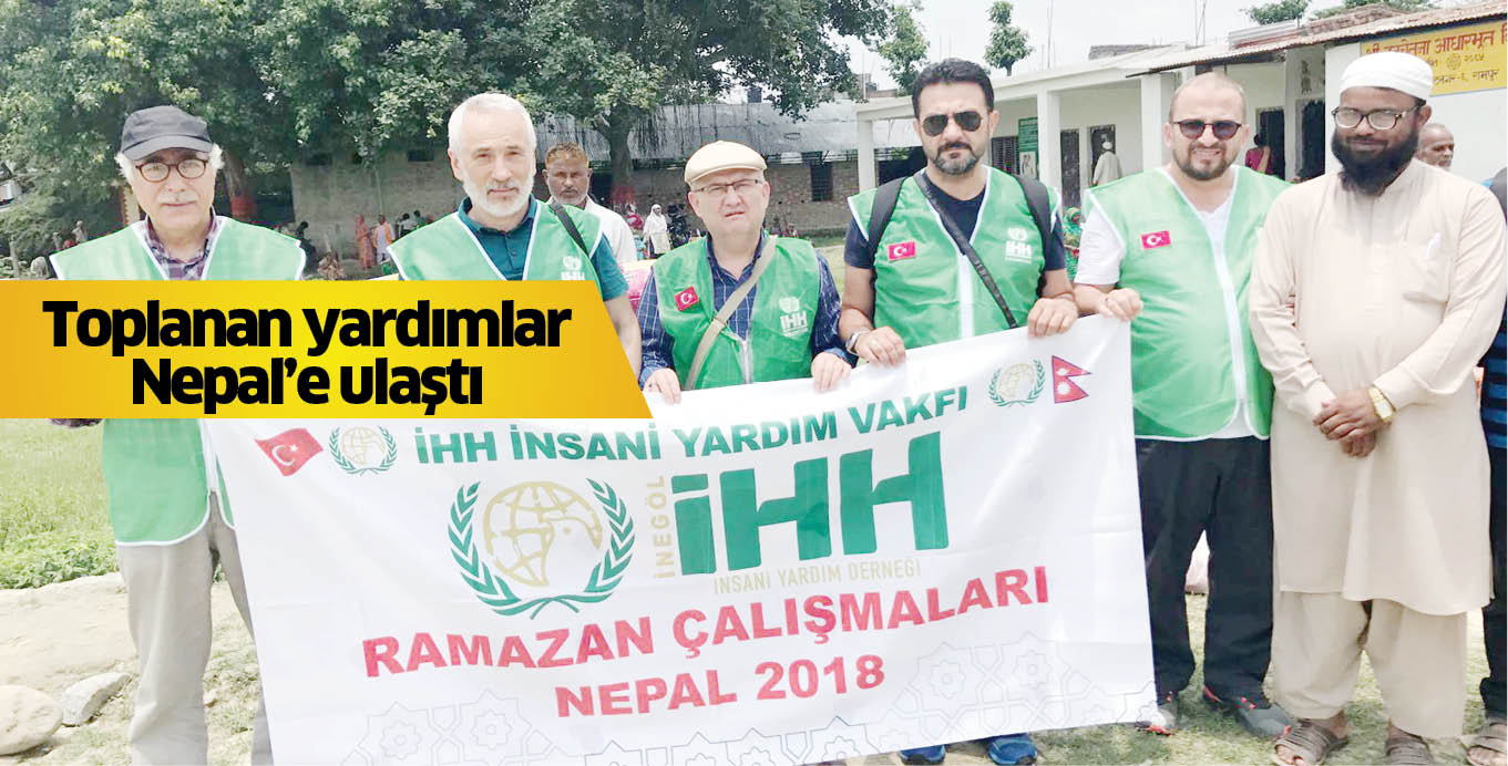 Toplanan yardımlar Nepal’e ulaştı