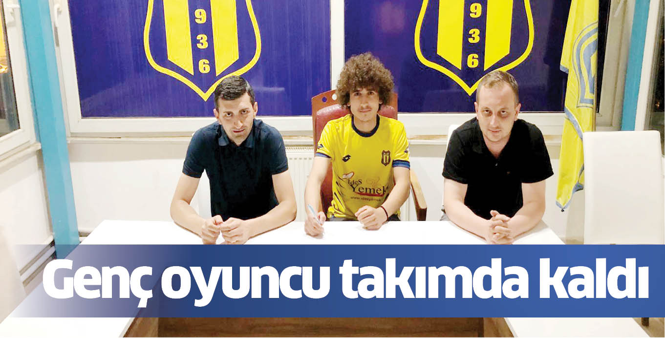 Genç oyuncu takımda kaldı