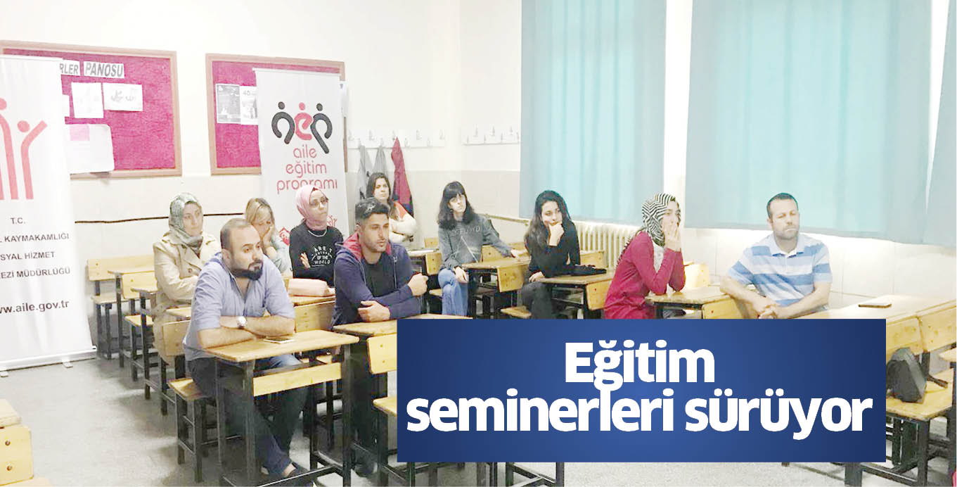 Eğitim seminerleri sürüyor