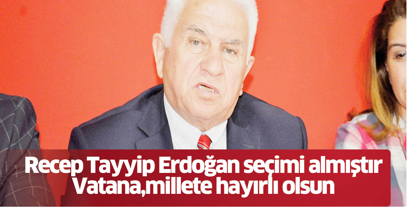 Recep Tayyip Erdoğan seçimi almıştır Vatana,millete hayırlı olsun